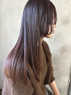 LONG・オレンジブラウン・パツットライン