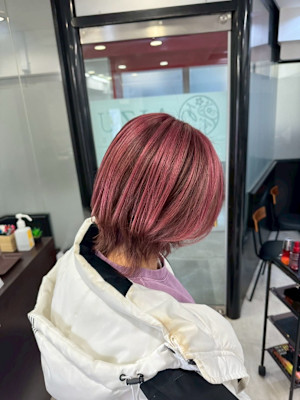 白髪ぼかしハイライト