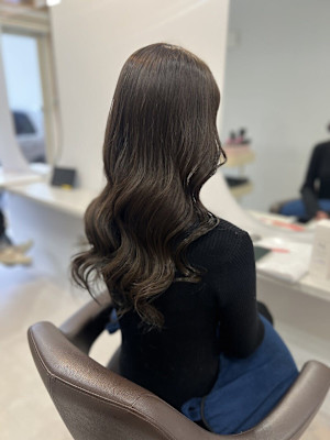 透明感ブラウンカラー