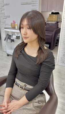 20代30代艶感くびれレイヤーブラウンカラー