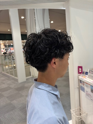 メンズスパイラルパーマ