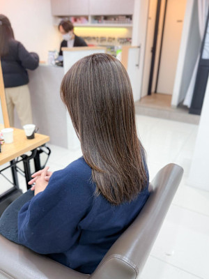 白髪ぼかし細めハイライト30代40代50代【藤沢　藤沢駅】