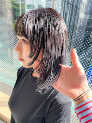顔周りレイヤー/ステップカット/ウルフ/姫カット/小顔見え◎