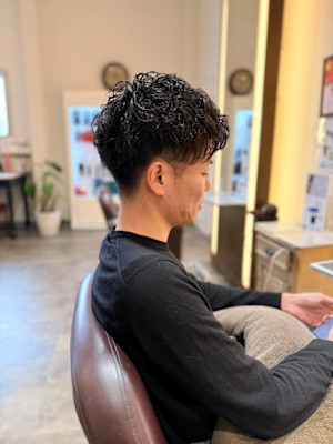 強めスパイラルパーマ【ARCH片山】