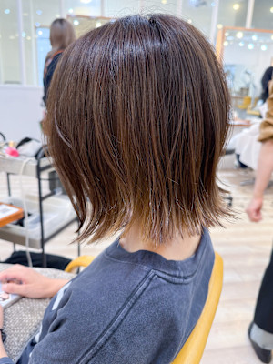 【morio成増/児玉】 外ハネボブ 縮毛矯正