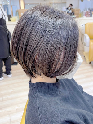 【morio成増/児玉】ハンサムショート 暗髪