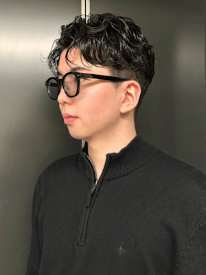 ニュアンスパーマ　フェザーパーマ