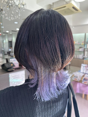 パープルインナーカラー