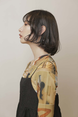 カラー/カット/レイヤーカット/黒髪