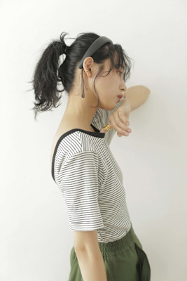 カラー/カット/レイヤーカット/黒髪