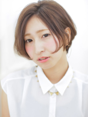 透明感ミニボブ×センシュアルショート