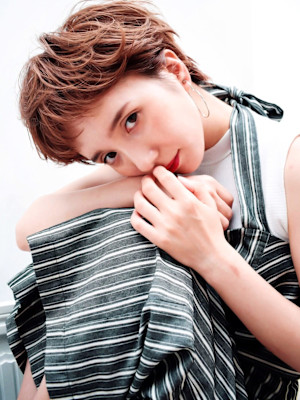 ミニマムボブ×カジュアルモード×立体的3Dカラー