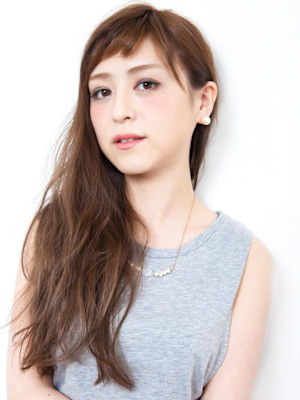 ジグザグバング×モードロング×とろみ3Dカラー