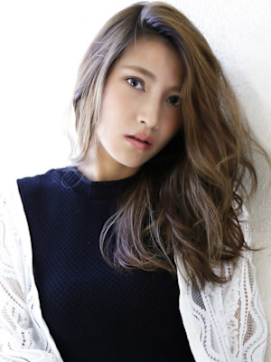 サイドパートウェーブ×3D外国人風アッシュ