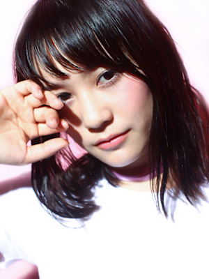 くびれセミディ×ツヤ感ブランジュ