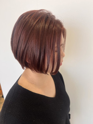 艶髪レッドカラー