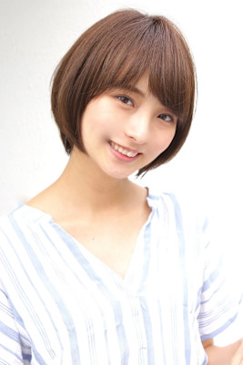 丸みが可愛い王道ショートボブ
