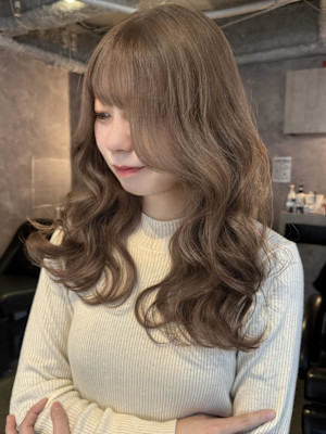 《巴結生》ミルクティーベージュ/大宮/ハイトーン