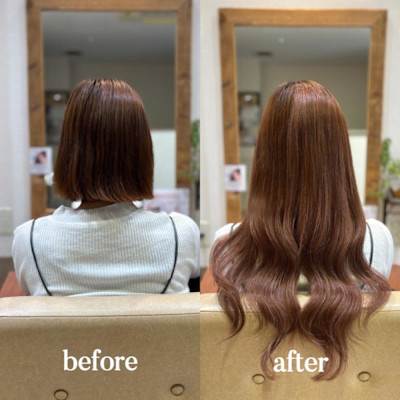 質感なじませリアル見えエクステ