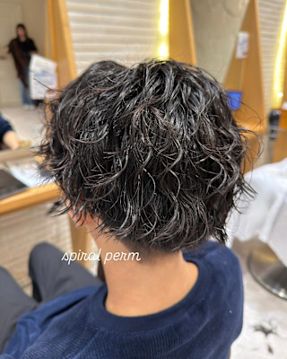 スタイリングも簡単！スパイラルパーマ◎高橋美穂