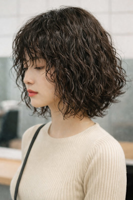 原宿ボブパーマスパイラルパーマ20代女性30代女性パーマ