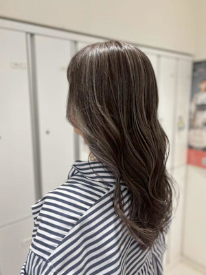 白髪ぼかしハイライト