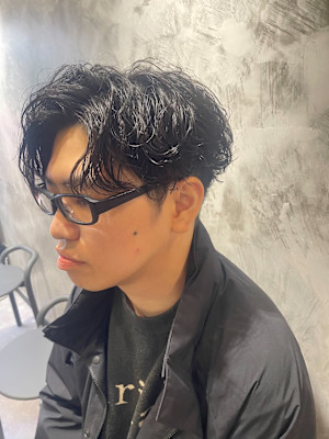 【韓国風】フェザーパーマ