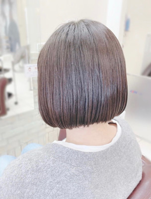 ツヤ感ボブ/30代/40代/50代/ショートボブ/ツヤ感