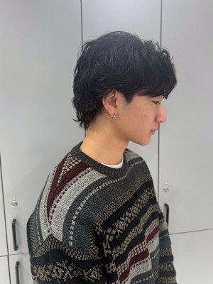 メンズヘア！ルーズなニュアンスパーマ