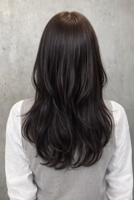 大人ガーリー/ダークアッシュ/似合わせカット/大宮駅