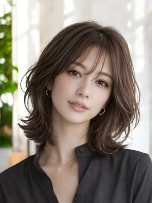 白髪ぼかしナチュラルレイヤー/透明感カラー30代40代50代