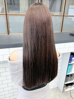 20代髪質改善カラーシアーベージュ透明感カラートリートメント