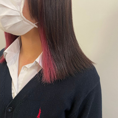 アクセントカラー✕ワンポイント