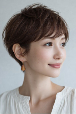 首元すっきり 大人の上品ショート