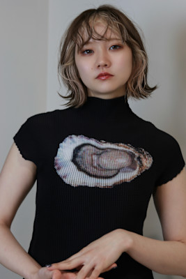 ガーリーヘア×デザインカラー A