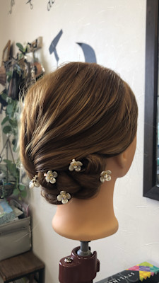 シニヨンアレンジ