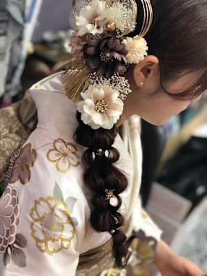 シニヨンアレンジ