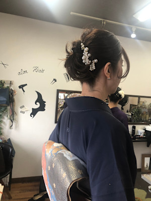 シニヨンアレンジ