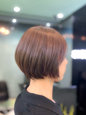 艶ショート×髪質改善水素トリートメント