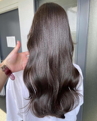 ダークグレー/ダークアッシュ/韓国巻き