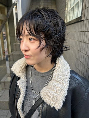 ショートボブでできるゆるふわパーマ