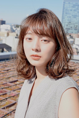 大人可愛いひし型ゆるふわミディ