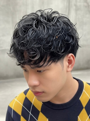 横浜桜木町メンズヘア！似合わせ無造作パーマ×マッシュカット