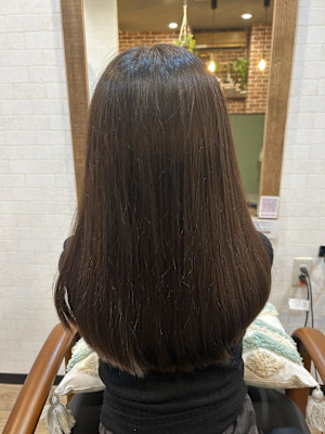 キッズカット　女の子　ミディアム　セミロング