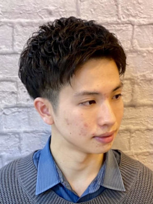 ビジネスマン向けルーズパーマ