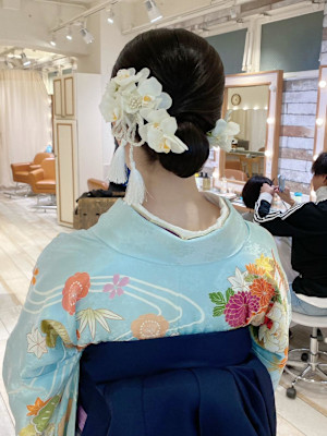 【Neolivekuta】卒業式着付けヘア