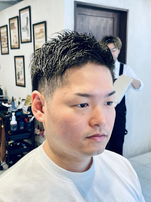 【20代男性】ロンドンショートツーブロック（大宮/バーバー）