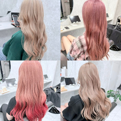 ダブルカラー/髪質改善/ケアブリーチ/グラデーションカラー