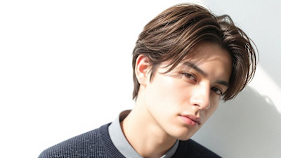 センターパートナチュラルスタイル