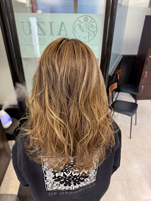 白髪ぼかしハイライト